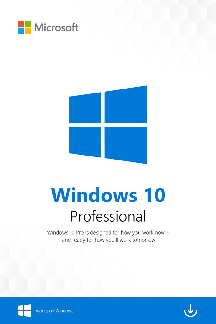 Microsoft Windows 10 Pro - Ondert
